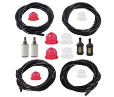 Petrol Fuel Line Hose with black 4 Sizes Common 2 Cycle Small Engine Weedeater