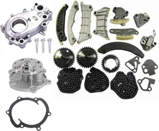 Timing Chain Kit with Water and Oil Pump Compatible with Cadillac CTS SRX STS Bu