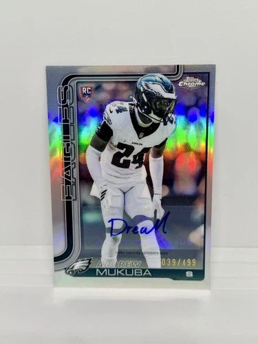 2025 Topps Chrome Andrew Mukuba Refractor (RAW)