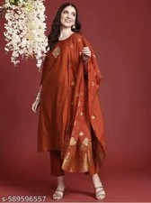 Indian Salwar Kameez Suit Readymade 3Pc Women Party Wear Dress Dupatta