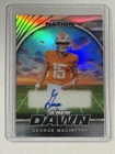 2025 Leaf Football - A New Dawn Auto Lava Silver #NA-GMI George MacIntyre 12/25