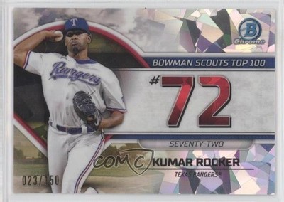 2023 Bowman Scouts Top 100 Atomic Refractor 23/150 Kumar Rocker #BTP-72 0s9t