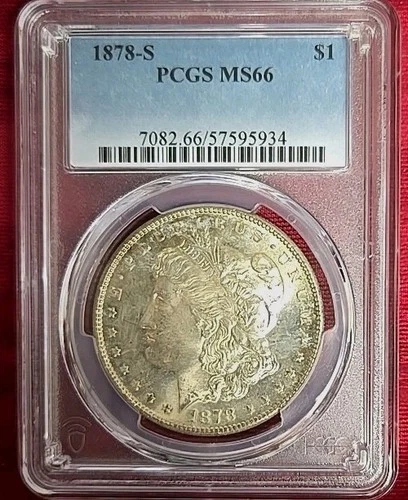 1878-S $1 Morgan Silver Dollar PCGS MS-66