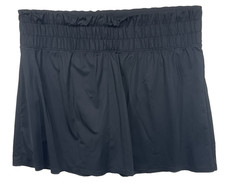 Spanx Booty Boost Activate Skort Black High Waist Skirt Large Tennis Pickleball