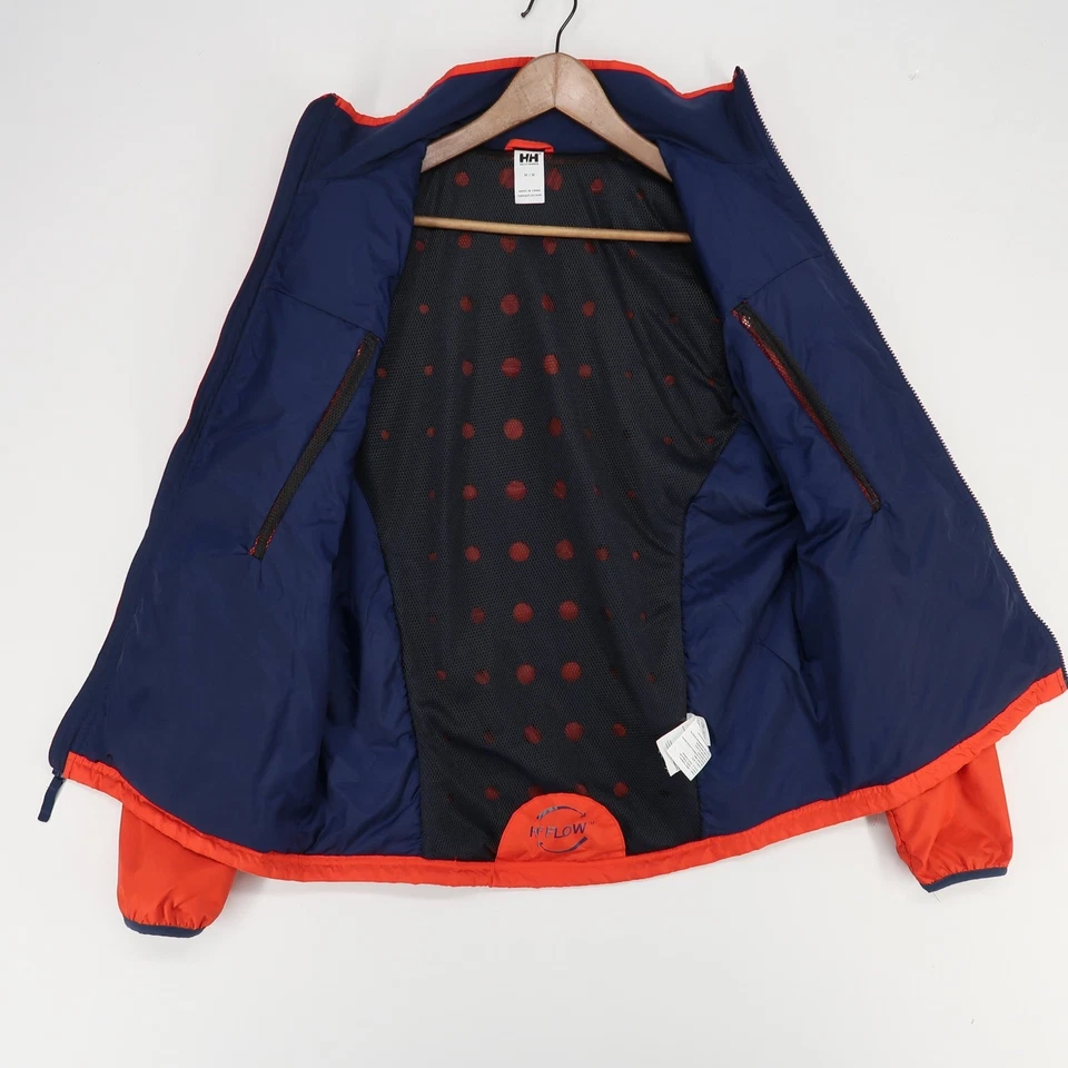 Chaqueta Helly Hansen Regulate Capa Media Para Hombre Mediana Roja Naranja Polartec PrimaLoft Foto 3 de 4