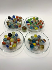 Lot of 81 vintage marbles