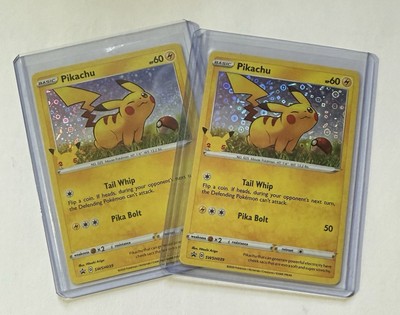 Pokemon 25th Anniversary Cinnamon Toast Crunch Hologram Pikachu Card - Lot of 2