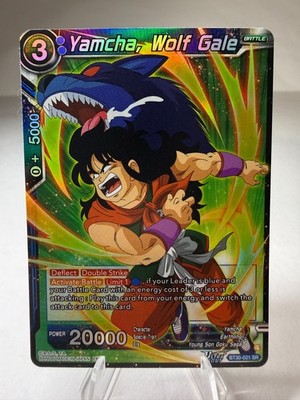 Yamcha, Wolf Gale BT30-021 SR Three Glorious Fighters Dragon Ball Masters