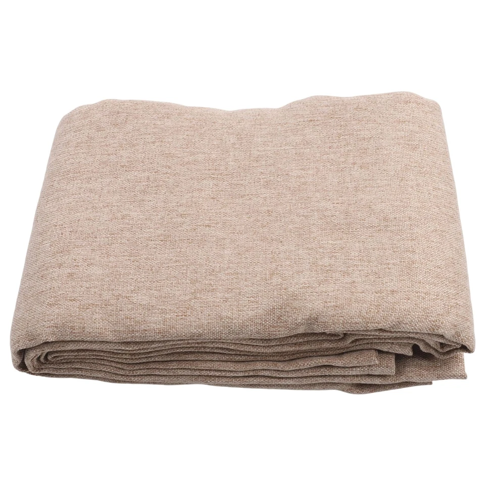 Rectangular For Dining Tablecloth Waterproof in Khaki Cotton Linen for Use - Image 3 of 4