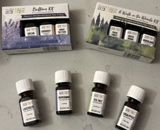 Set Of 10 Aura Cacia 100 Pure Essential Oils - Tested For Purity No Synthetics
