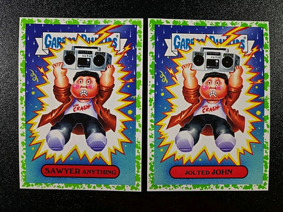 SP Green John Cusack Say Anything Spoof 2 Card Set 2018 Garbage Pail Kids