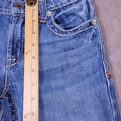 ARIAT Jeans Youth 10 Slim Fit B5 Adjustable Waist Straps Blue Designer Denim - Picture 4 of 6