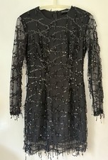 Black Sequinned Dress Pretty Little Thing 10