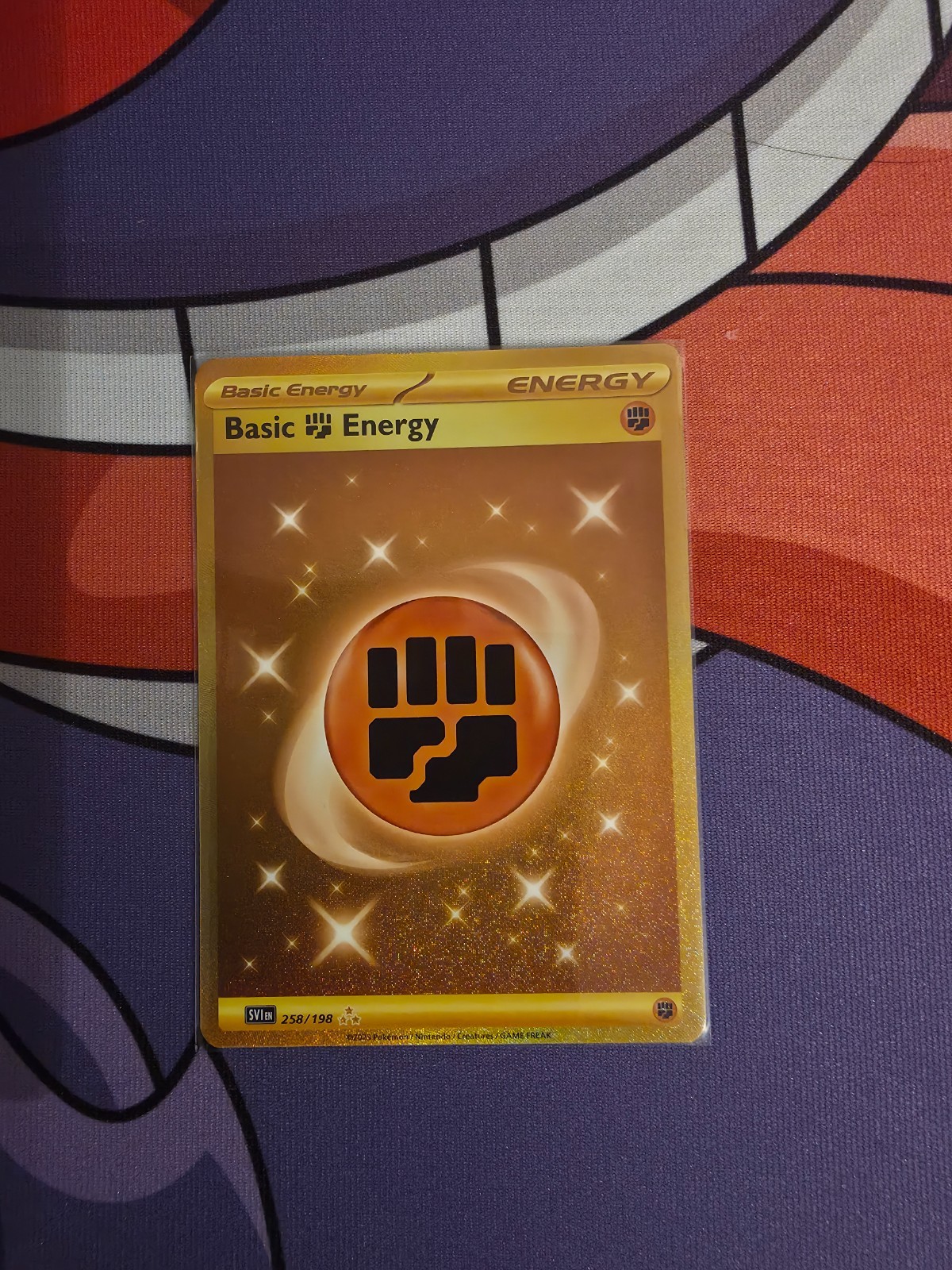Basic Fighting Energy 258/198 Sv01: Scarlet & Violet Base Set Holo