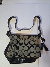 coach teri shoulder bag in signature canvas brown