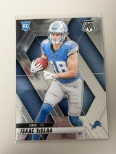 Panini Mosaic Rookie Isaac TeSlaa Detroit Lions Football Card #319 2025
