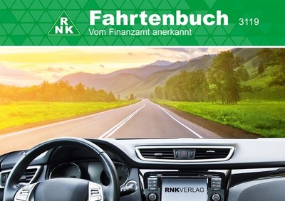 RNK Verlag Fahrtenbuch PKW DIN A6 quer 32 Blatt