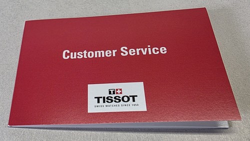 EMPTY Tissot Watch Case with Original History Booklets Customer Service Card - Picture 6 of 13