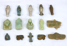 COLLEZIONE DI RARO ANTICO AMULETO FARAONICO EGIZIO EGYCOM