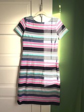 Talbots XS Striped Pullover Short Sleeve Dress Size XS