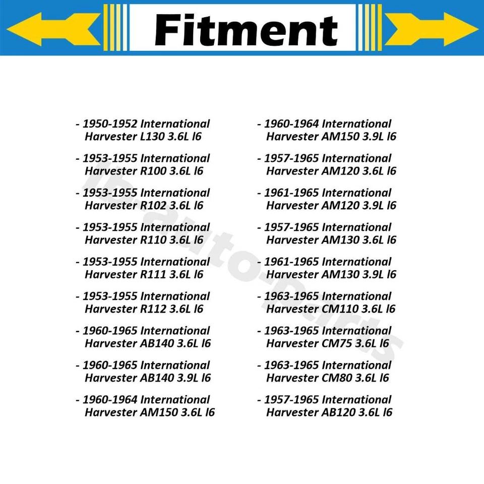 2 верхних нижних шланга охлаждающей жидкости радиатора для комбайна грузовика A100 1957-1958 - Изображение 2 из 4