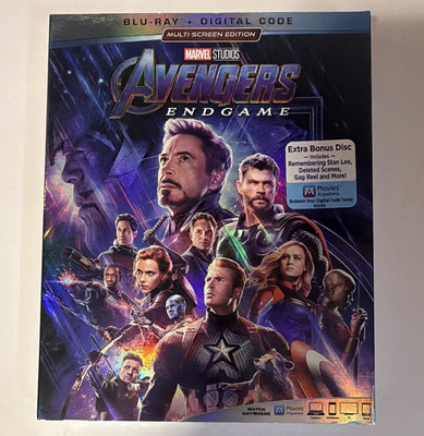 Marvel Studios Avengers: Endgame Blu-ray + Digital Copy PG-13 Multi-Screen