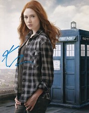 KAREN GILLAN signed autograph 20x25cm DOCTOR WHO in person autograph COA