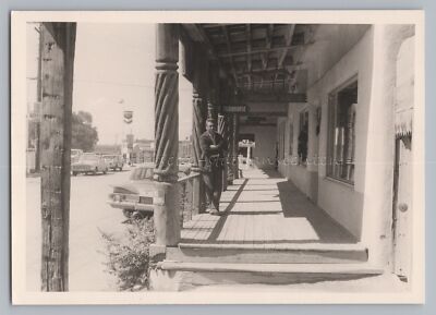Taos New Mexico USA 1964 - Straße Werbung Indian Arts Auto - Altes Foto