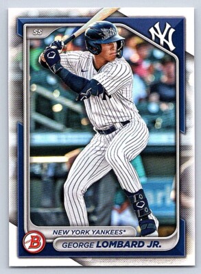 GEORGE LOMBARD JR.  YANKEES   2024 BOWMAN DRAFT #BD-118