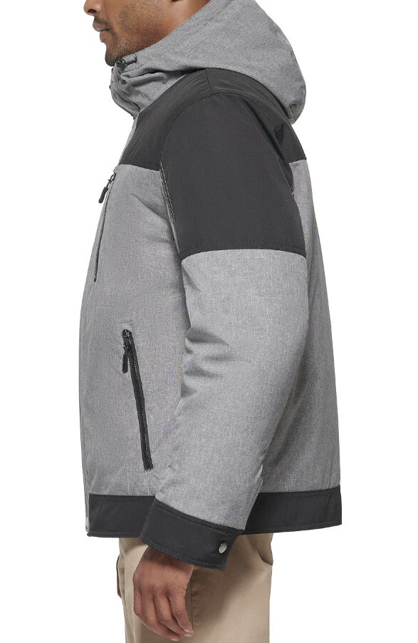 Club Room Mens 3 in 1 Hooded Jacket Color: Gray Size: S - Image 3 of 4