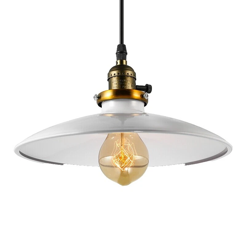 Hierro Fundido Blanco Lámparas Industriales y Lámparas de techo