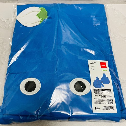 PIKMIN Hoodie Parka Shirt Nintendo official Limited Blue Size US:L (JP:XL) New - Picture 7 of 12