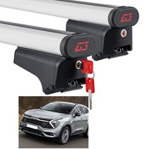 Barre Tetto ACE-2 Per Kia Sportage 4 (QL) 2016-2021 - 2 Barre In Alluminio Nero, Portapacchi Barre Tetto Auto