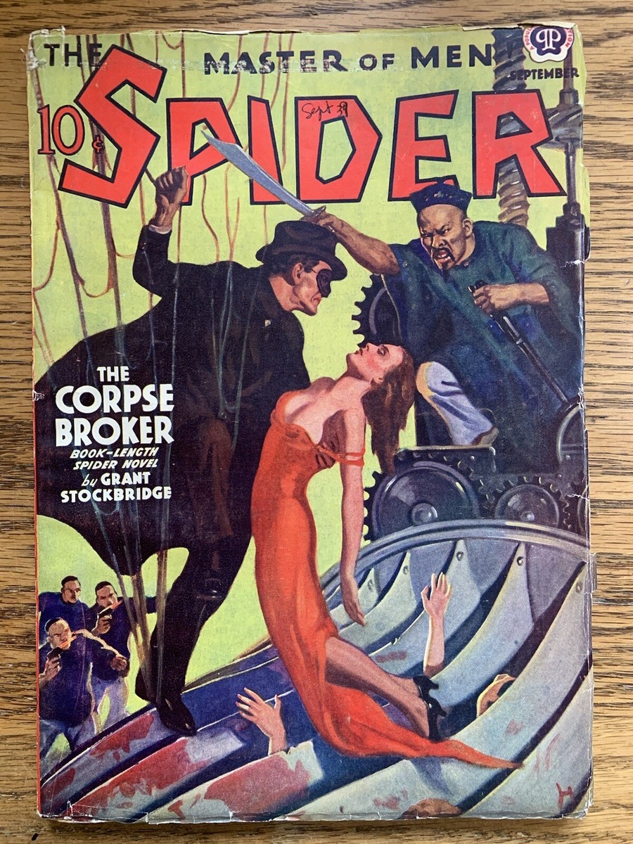 Pulp Magazine The Spider Master of Men September 1939