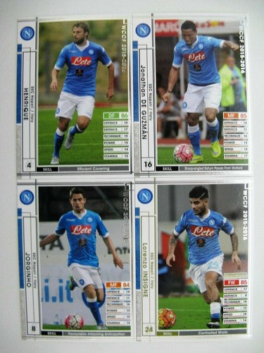 Panini WCCF Base Team Set Lazio Napoli - Picture 13 of 19