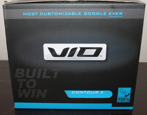 Virtue VIO Contour II Paintball Goggle / Mask - Black with Bright Mirror Lens - Picture 3 of 5