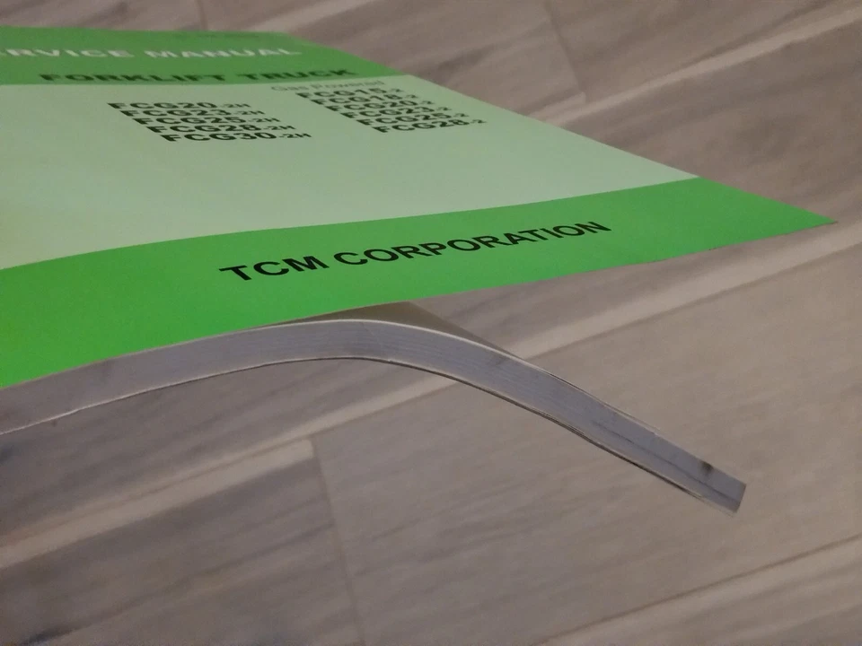 TCM Service Manual Forklift Truck Gas Powered SEF-40AAE FCG - Image 4 of 4