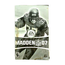 2006 NFL Madden 07 Instruction Pamphlet 1522505 Manual Only
