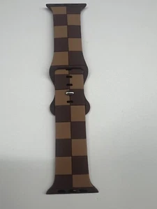 Luxury Checkered Designer Bands Compatible with Apple Watch Band 42mm 44mm 45mm