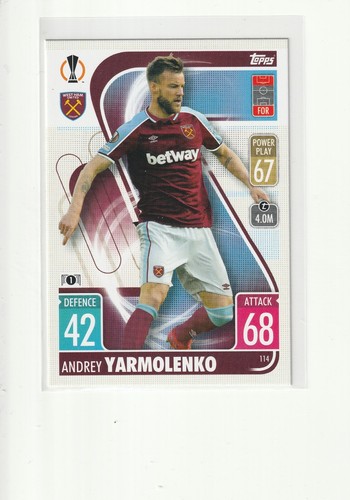 2021/22 Topps Match Attax Soccer Cards 1-150 - Pick Your Cards Complete Your Set - Picture 112 of 148