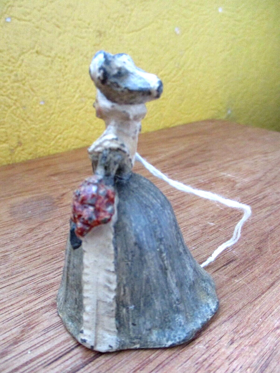 Ancienne Figurine VERTUNNI De 1950 - 55mm - Marie Antoinette En Plomb Peint, état D'origine