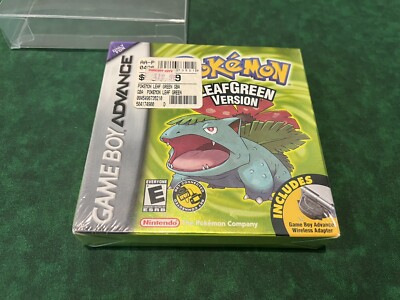Pokemon Leaf Green Nintendo Game Boy Advance Brand New