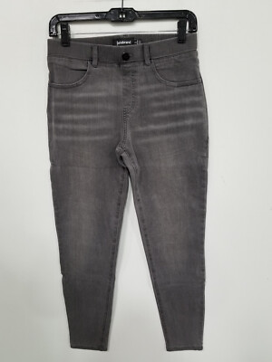 Betabrand Skinny-Leg 4-Pocket Betabrand Yoga Denim Sz Sm-Petite Grey 