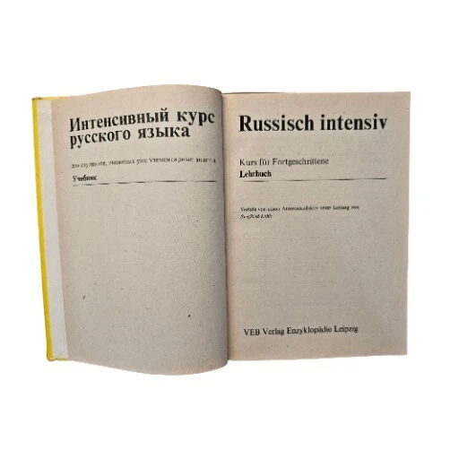 DDR Libro de Texto Ruso Intensivo para Avanzados Ejercicios Redewendungen Dialog - Imagen 3 de 4