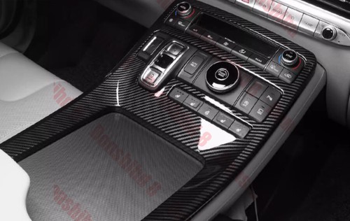 Carbon Fiber Central Console Gear Shift Panel Trim For Hyundai Palisade 2022-25 - Bild 2 von 8