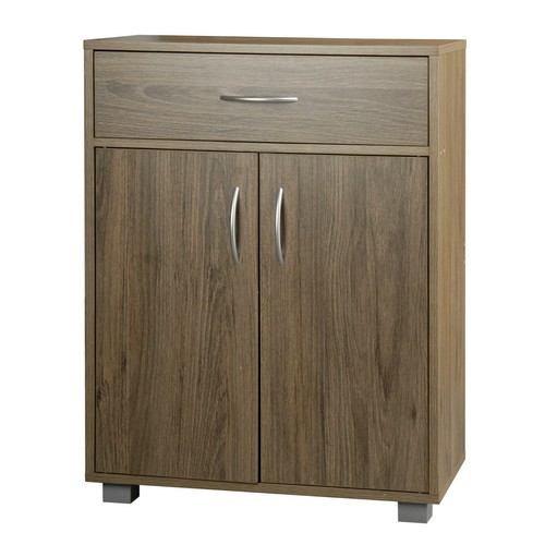 Small 2 Door 1 Drawer Hallway Living Room Sideboard Wooden Storage Cabinet Unit - Picture 19 of 43