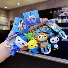 New Cartoon Anime Octonauts Bag Key pendant Keychain T oy Gift Keyrings