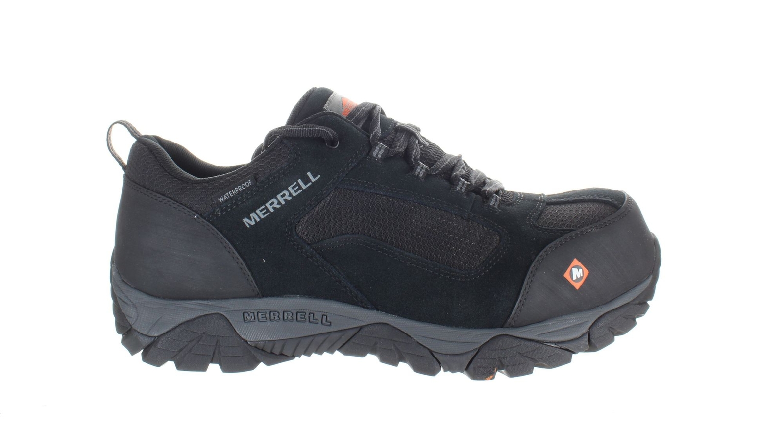 Merrell Mens Moab Onset Black Safety Shoes Size 11.5 … Gem