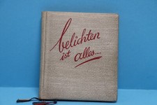 BELICHTEN IST ALLES VERLAG PALM UND ENKE ERLANGEN 1939