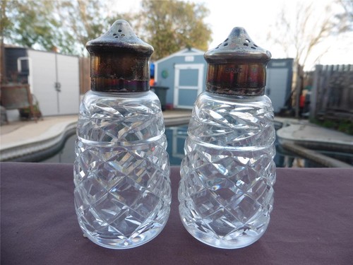 AGITADORES DE SAL Y PIMIENTA DE CRISTAL WATERFORD DE COLECCIÓN GLANDORE - Imagen 4 de 6